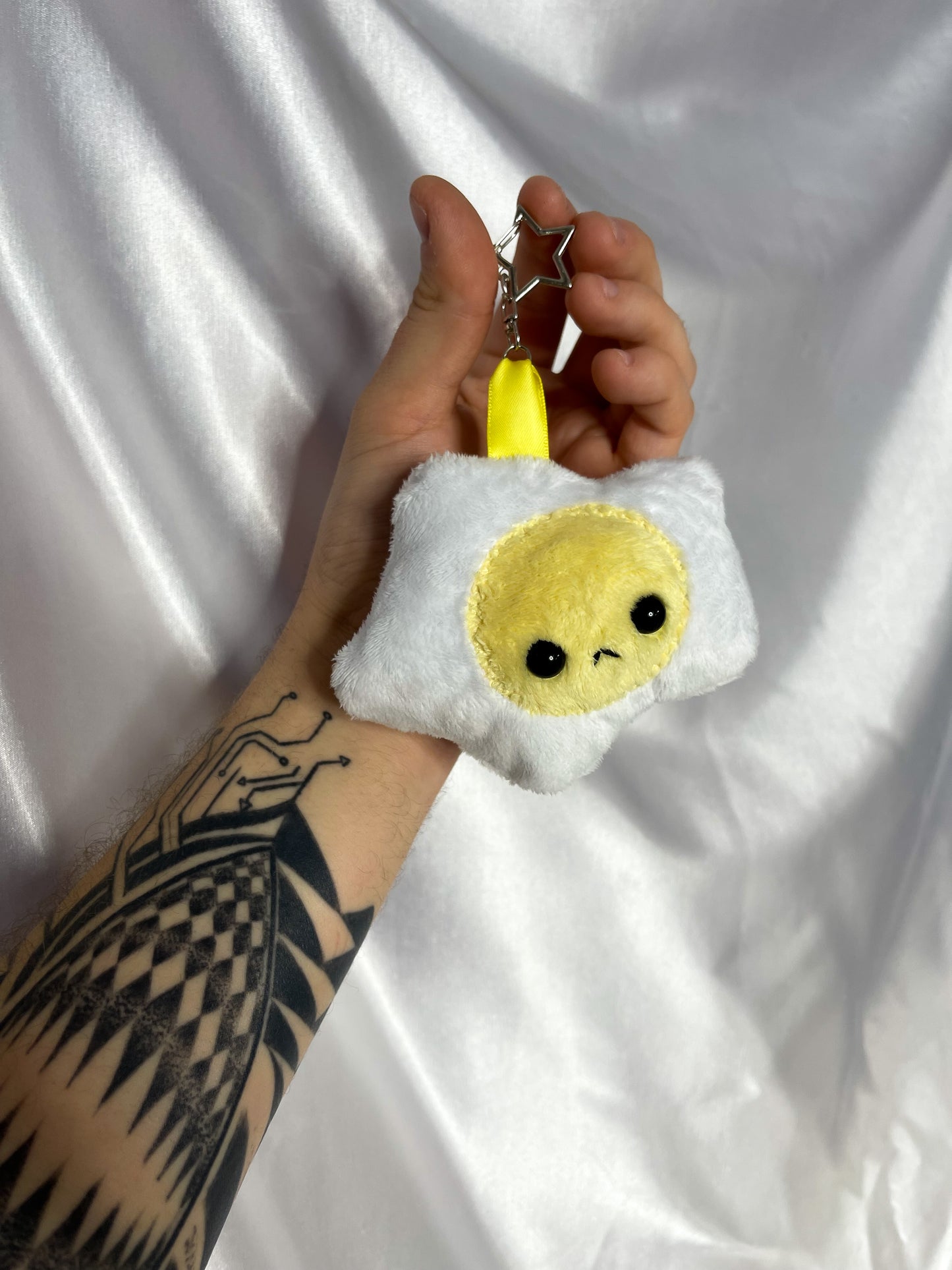 Egg, Handmade Plushie Bag Charm