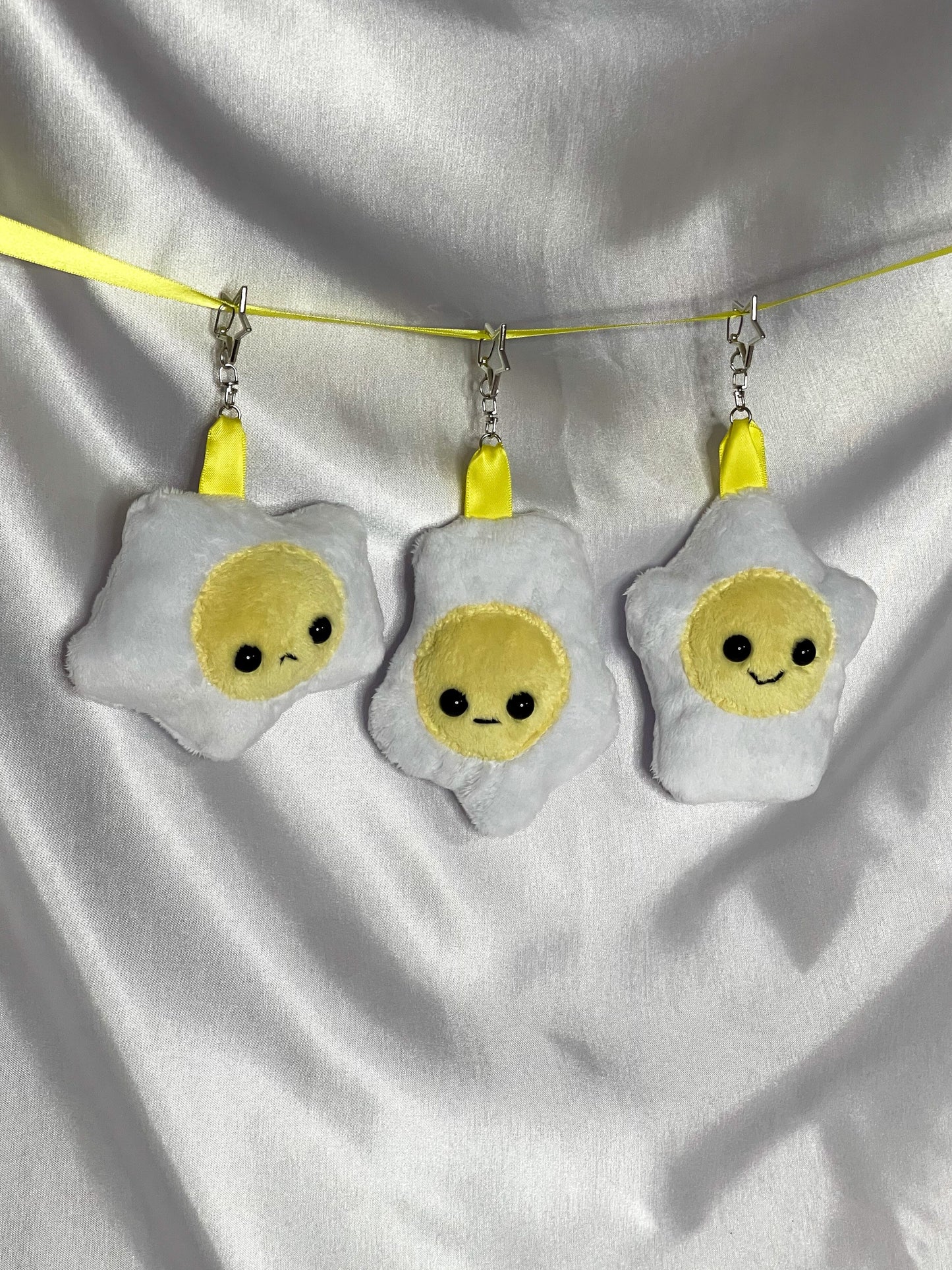 Egg, Handmade Plushie Bag Charm